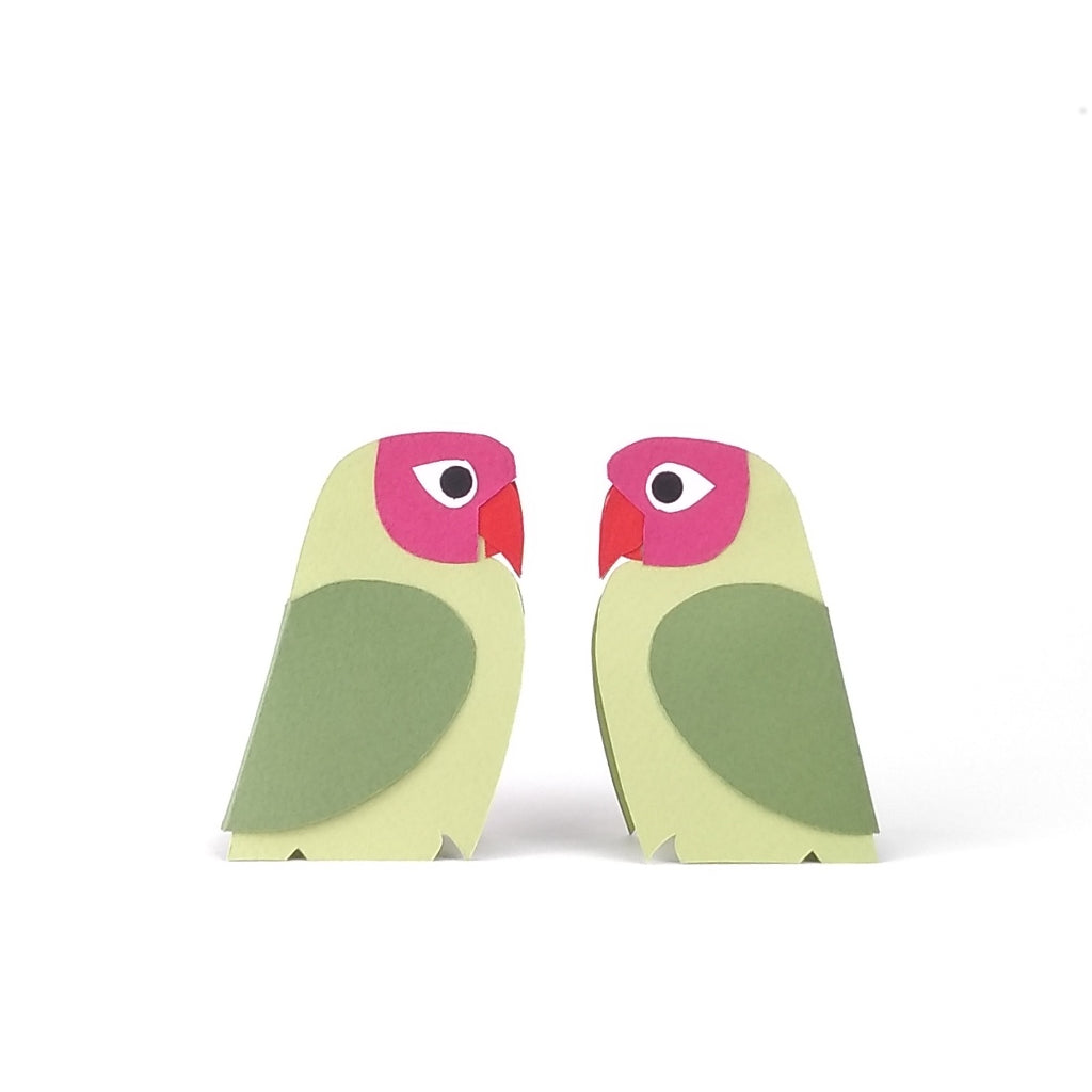 Mini Lovebirds paper decorations