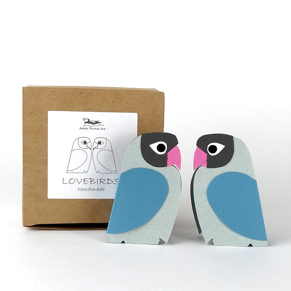 Mini Lovebirds paper decorations