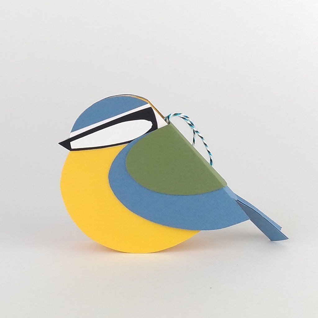 Blue Tit paper decoration