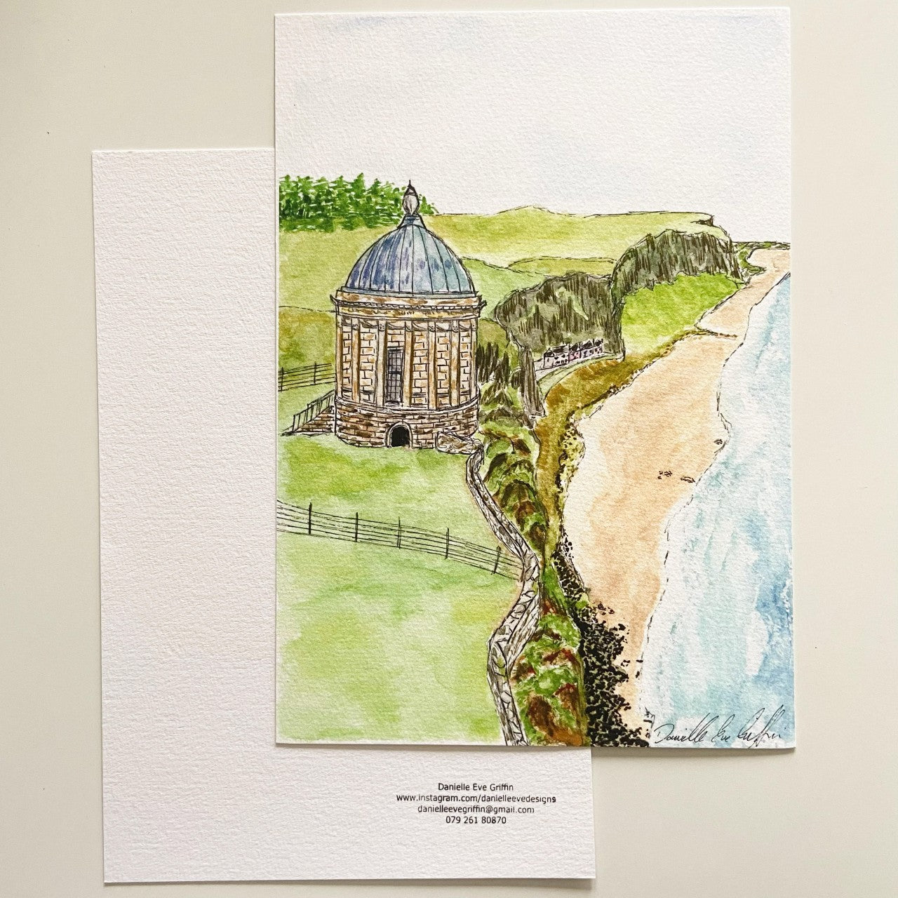 Mussenden Temple Beach View