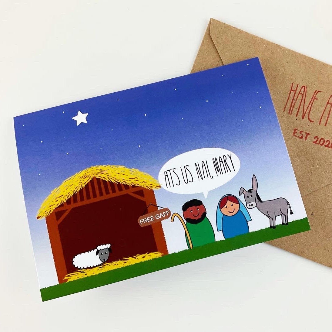 Northern Irish Nativity Christmas card pack