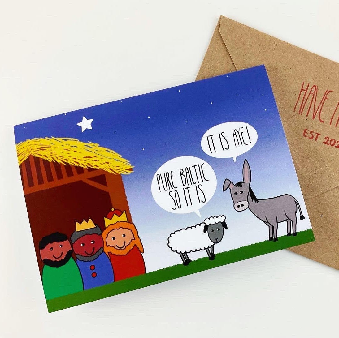 Northern Irish Nativity Christmas card pack