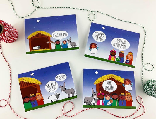 Northern Irish Nativity Christmas card pack