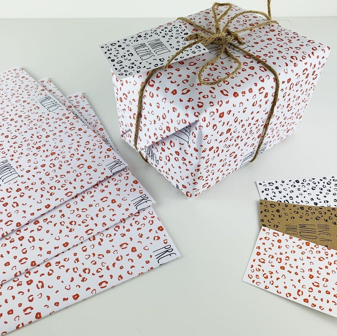 Purrfect Prezzies Celebratory wrapping paper