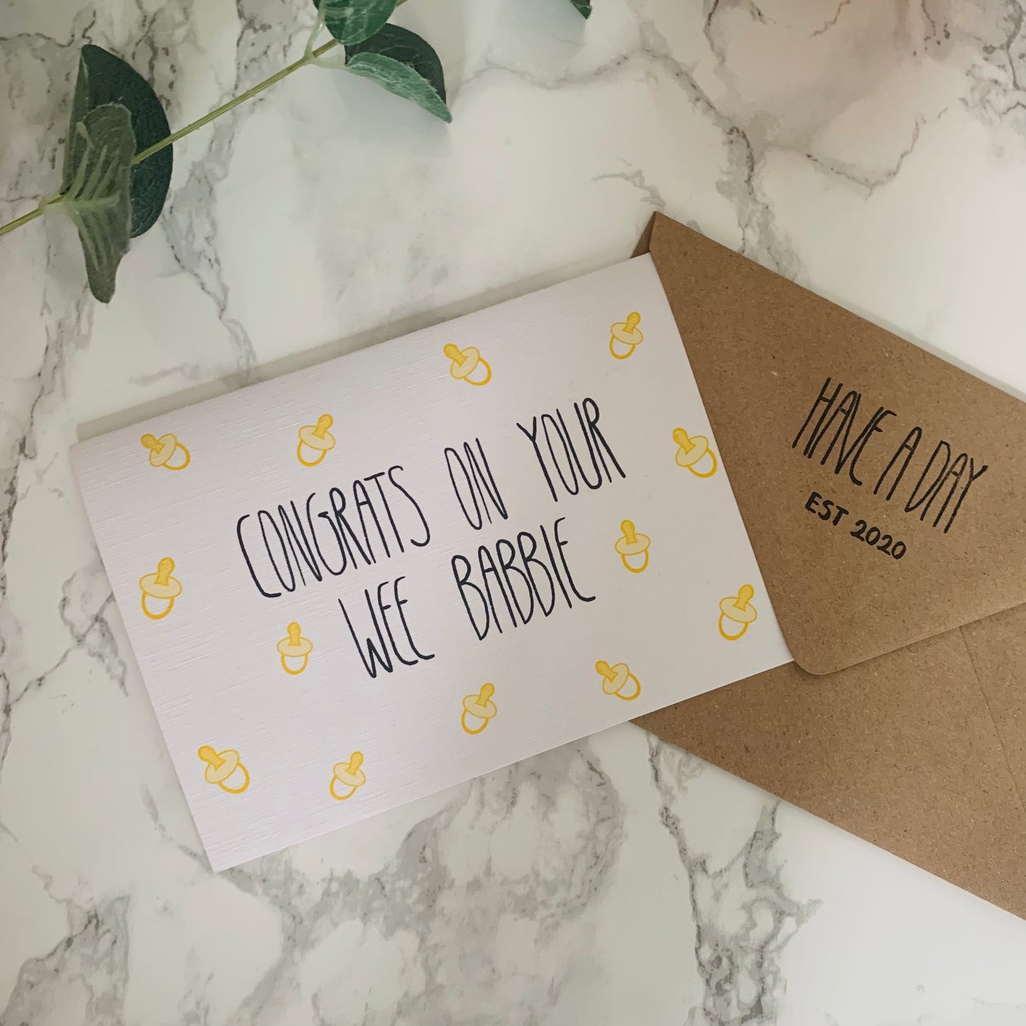 Congrats on Your Wee Babbie card