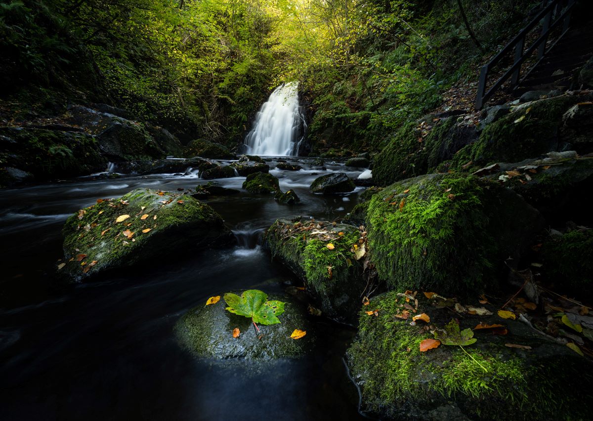 Glenoe Waterfall