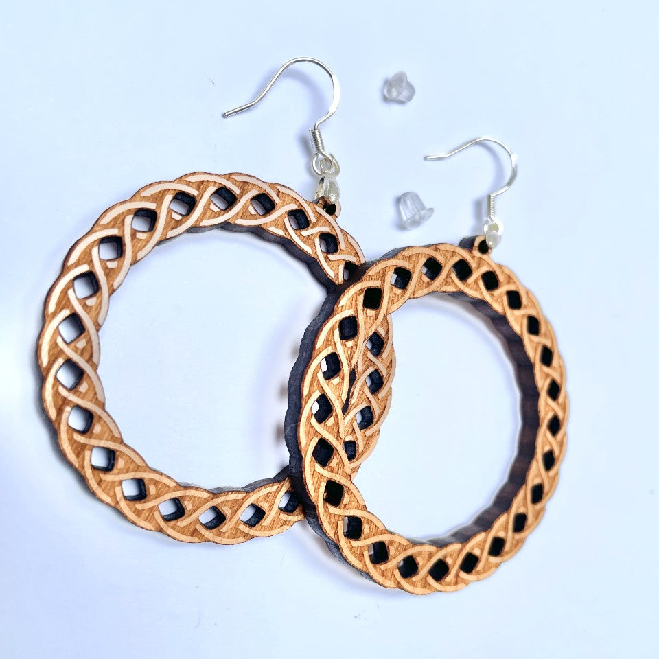 Celtic Hoop Earrings