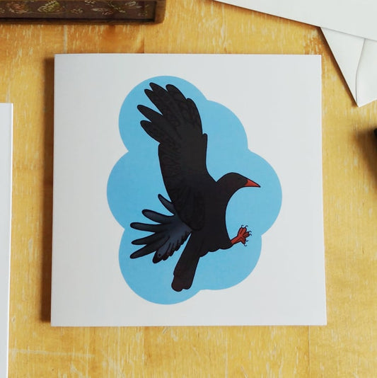 Chough Birds of Ireland card