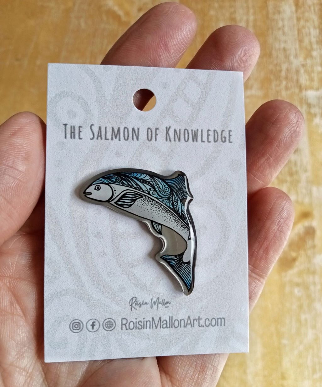 Salmon of Knowledge Pin Badge