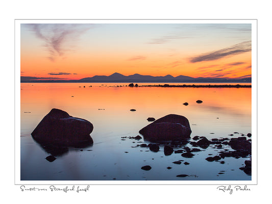 Strangford Lough at Sunset