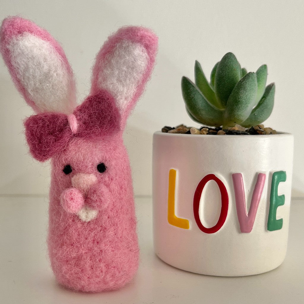 Needle Felted Bunnies