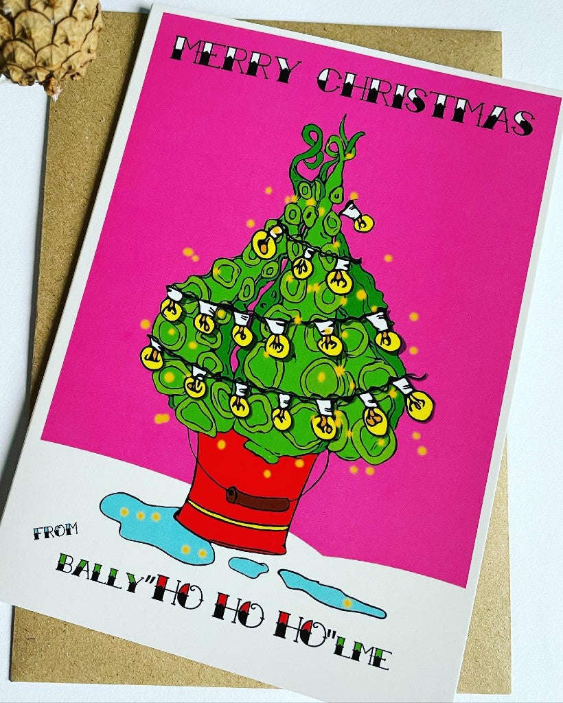 Bally Ho Ho Holme Christmas Card