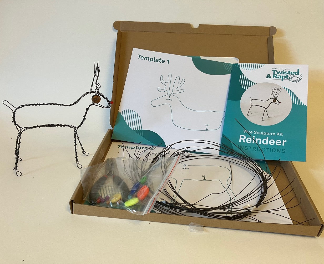 Reindeer Wire Sculpture Kit